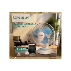 SONALAS SL662: Інноваційний 12-дюймовий вентилятор із сонячною панеллю та LED-освітленням SONALAS SL662: Інноваційний 12-дюймовий вентилятор із сонячною панеллю та LED-освітленням